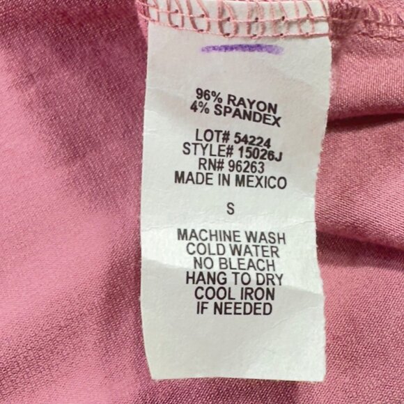 Olivia Rae New York Women's Size Small Dress Sleeveless A-Line Pink Preowned - Picture 4 of 11